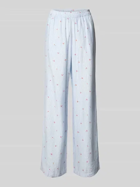 Spodnie materiałowe o kroju comfort fit z mieszanki model ‘FIONNA’ Pieces