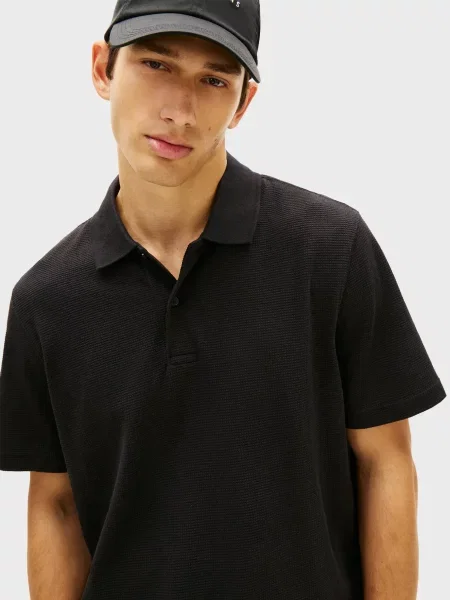 Поло Tommy Jeans чорне