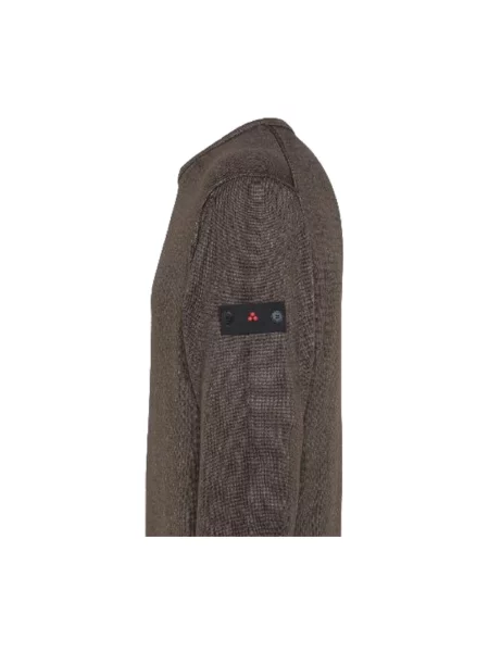 Sweter Peuterey wełniany brązowy