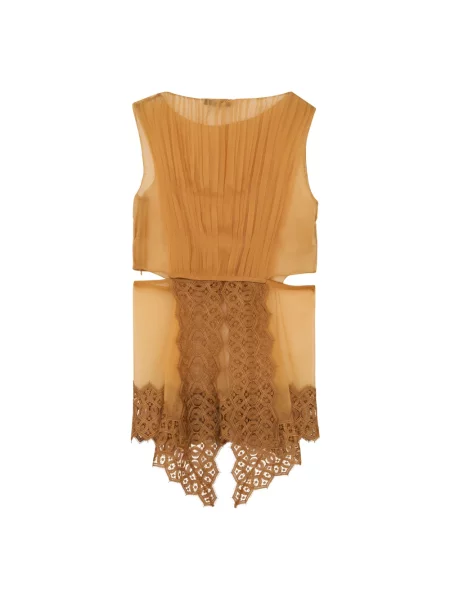 Top Alberta Ferretti beżowy