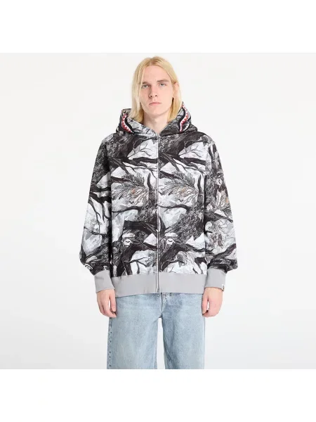 Majica s kapuljačom A Bathing Ape® s camo uzorkom bijela