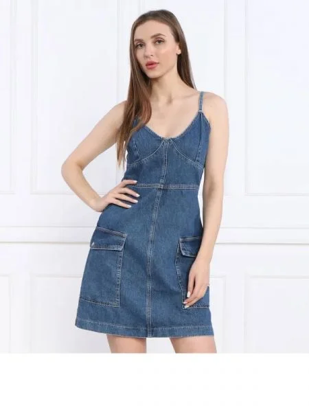 CALVIN KLEIN JEANS De blugi rochie albastru