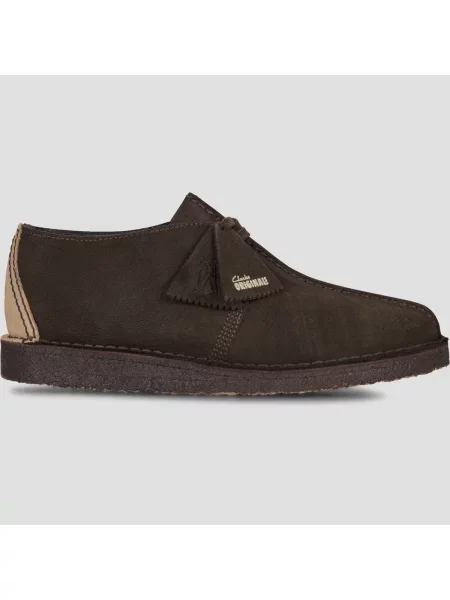 Púštne členkové topánky Clarks Originals hnedá