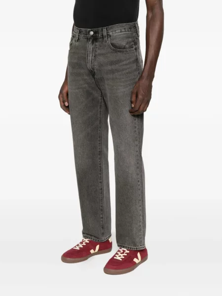 Blugi drepți Levi's® de catifea cord alb