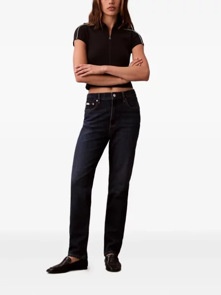 Blugi Calvin Klein cu autograf albastru