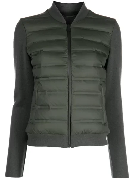 Cardigan Aztech Mountain cu pene verde