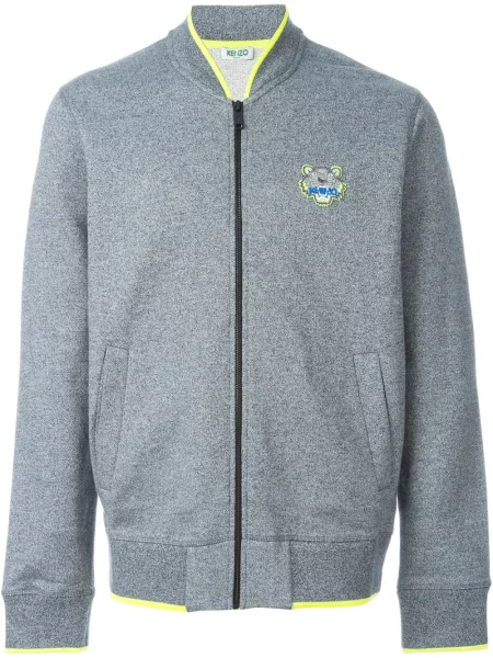 Cardigan Kenzo cu dungi de tigru gri