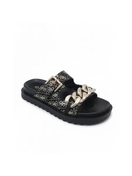 Guess Șlapi Fatema negru