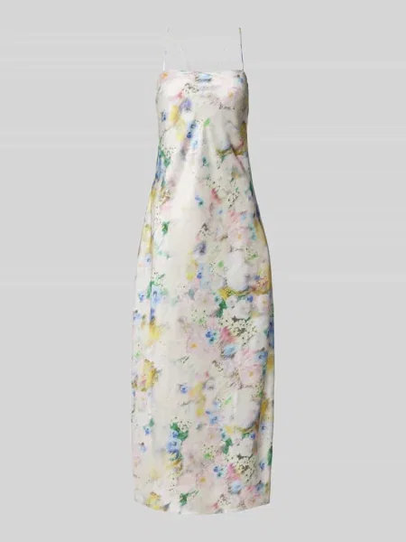 Sukienka midi ze wzorem na całej powierzchni model ‘Dorothee’ Edited