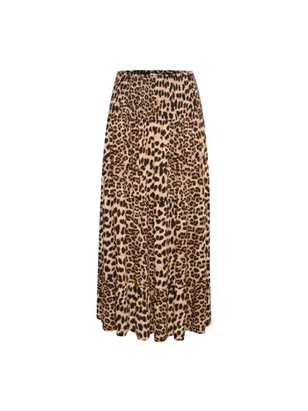 Wielobarwność spódnica Kaffe w panterkę klasyczna