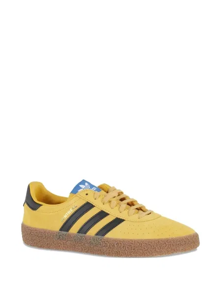 Sneakerși Adidas din piele de căprioară galben