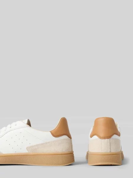 Sneakersy ze skóry naturalnej z detalem z logo model ‘Cuzmo’ Gant białe