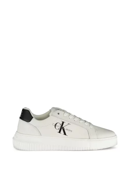 Platform talpú sneaker Calvin Klein autogrammal fehér