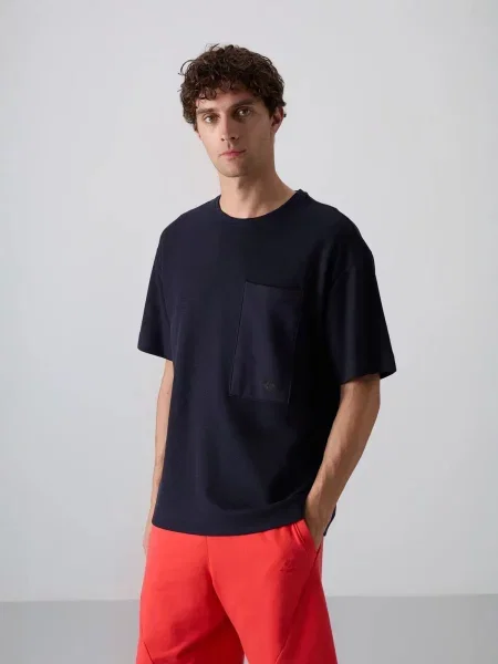Tommy Life Tričko námořnická modř
