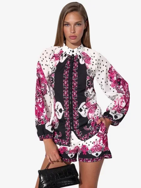 MSN Collection Obleka za doma Zweiteiliges Set mešane barve