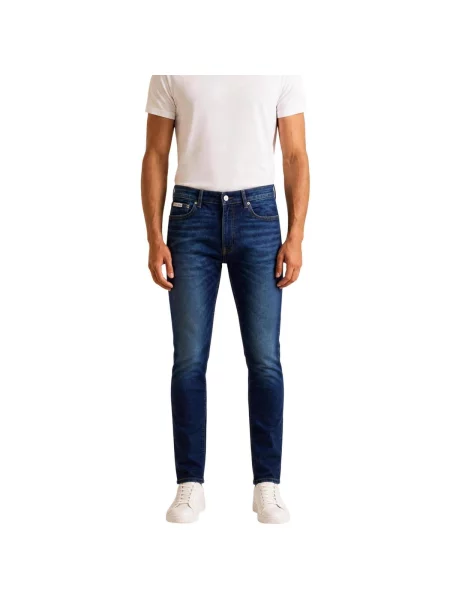 Blugi Calvin Klein Jeans albastru