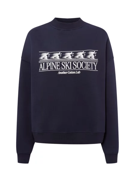 Another Cotton Lab Bluza Alpine Ski Society Kobiety S niebieski