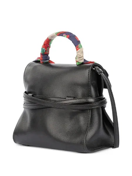 Fular Moschino cu legături mini negru