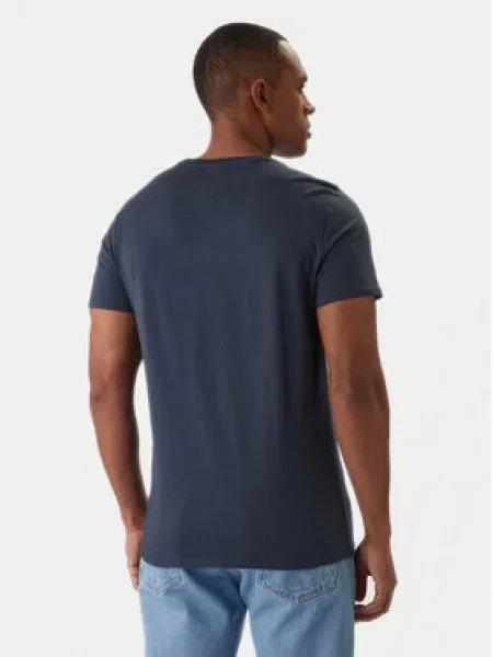 Kratek majica Tommy Hilfiger modra
