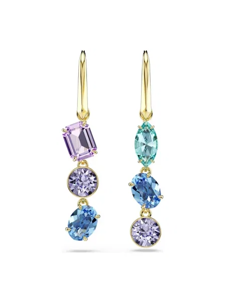 Kolczyki Swarovski drapowane z drapu