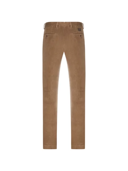 Pantaloni Incotex de catifea cord maro