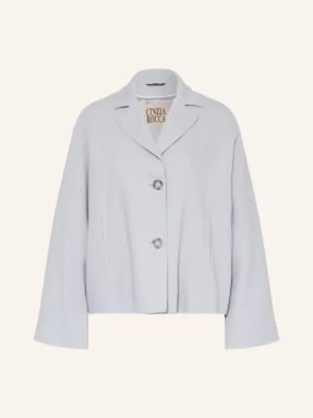 Cinzia Rocca Kurtka Z Klapami blau