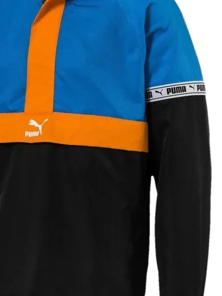 Hanorac cu glugă Puma cu autograf negru