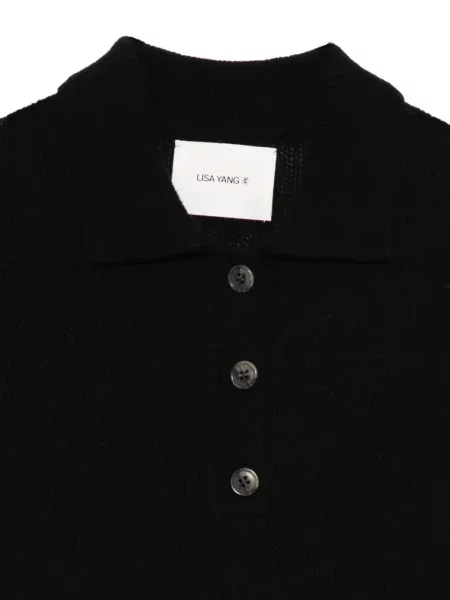 Top Lisa Yang tricotate negru