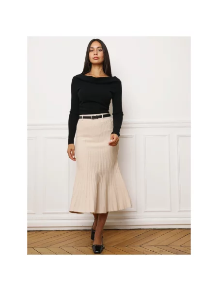 Fustă La Modeuse bej