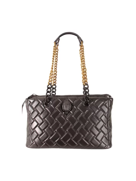 Shopperka Kurt Geiger London skórzana czarna