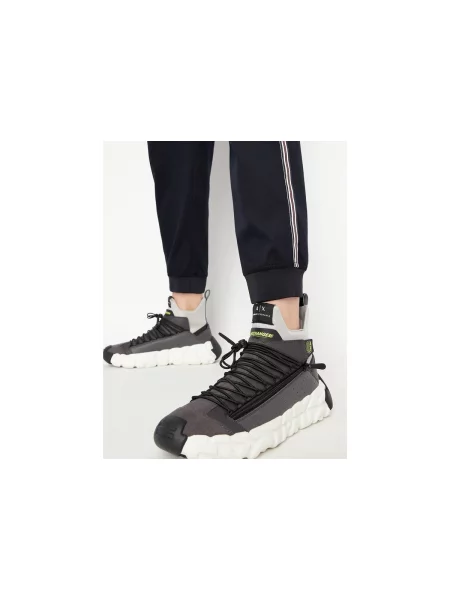 Pantaloni Eax albastru