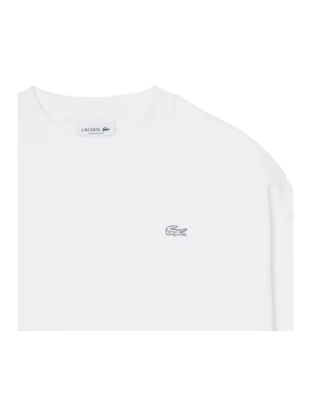 Bluza Lacoste z dżerseju biała