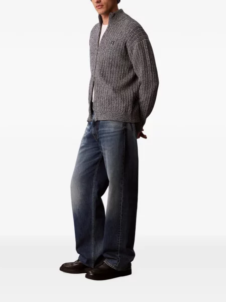 Cardigan Calvin Klein tricotate gri
