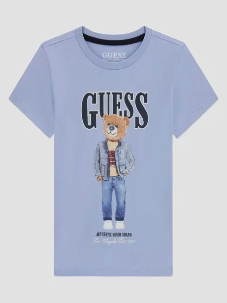 Дитяча Футболка GUESS Kids блакитний