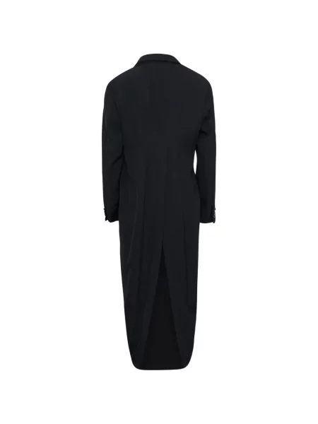 Geacă Comme Des Garçons asimetrică drapată negru
