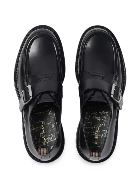 Pantofi monk Paul Smith cu cataramă negru