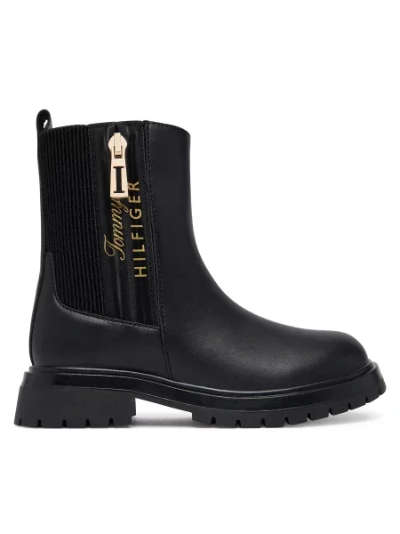 Polokozačky Tommy Hilfiger Ashlyn M černá