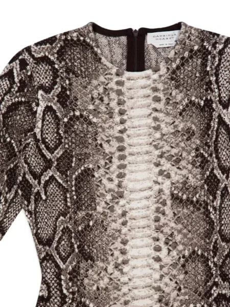 Rochie Gabriela Hearst de costum gri
