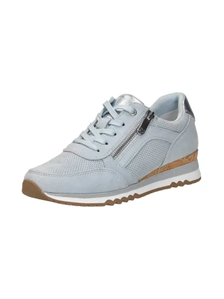 Sneakersy Marco Tozzi niebieskie
