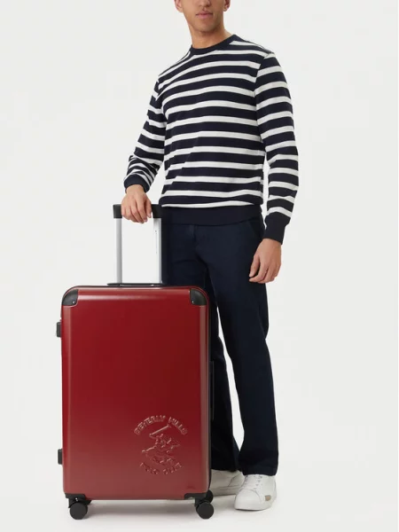 Чемодан Beverly Hills Polo Club красный
