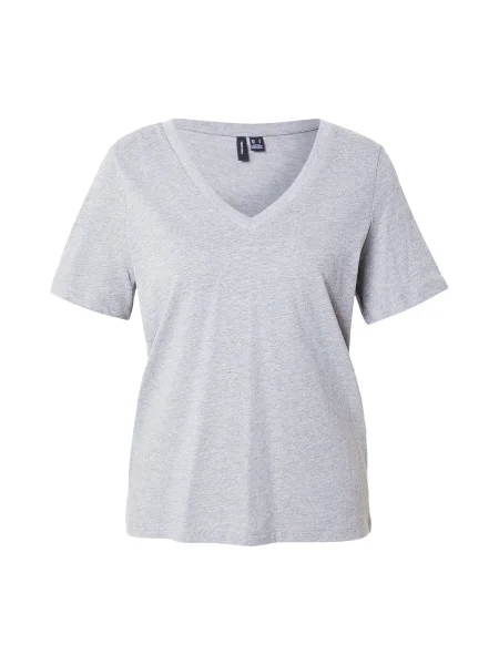 VERO MODA Tričko VMPAULINA' šedá