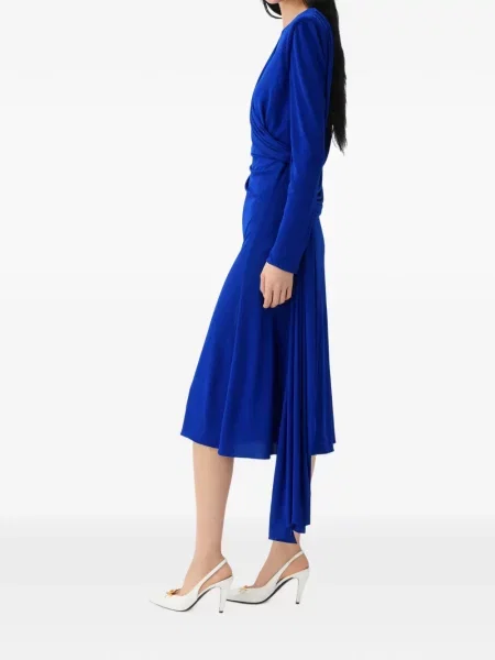 Rochie Versace din jerseu albastru