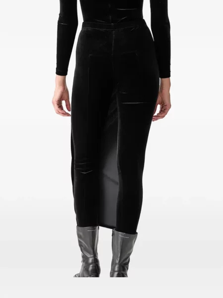 Fusta maxi Vetements de catifea negru