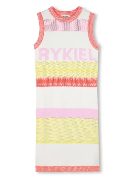 Sukienka midi dziecięca Sonia Rykiel Enfant biała