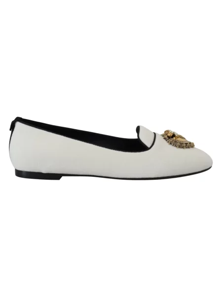 Balerinki Dolce And Gabbana biznesowe białe