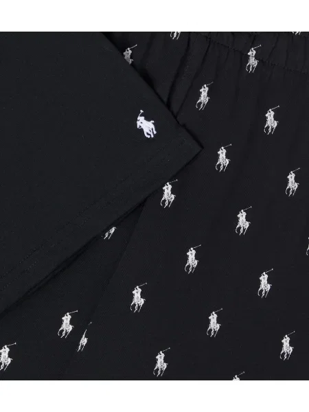 Πιτζάμας Polo Ralph Lauren μαύρο