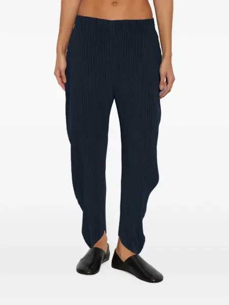 Pantaloni Issey Miyake albastru