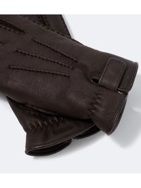 Mănuși Zegna din piele maro