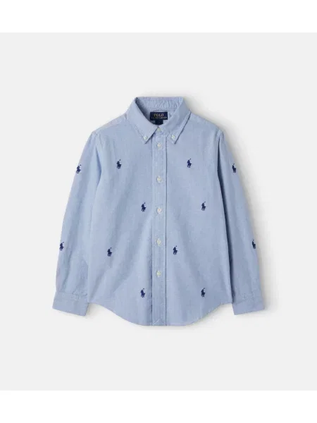 Πουκάμισο Polo Ralph Lauren μπλε