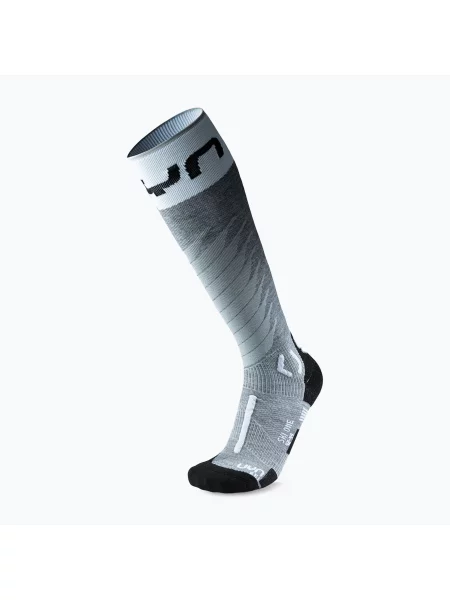 Șosete de schi pentru bărbați UYN Ski One Merino grey melange/white alb